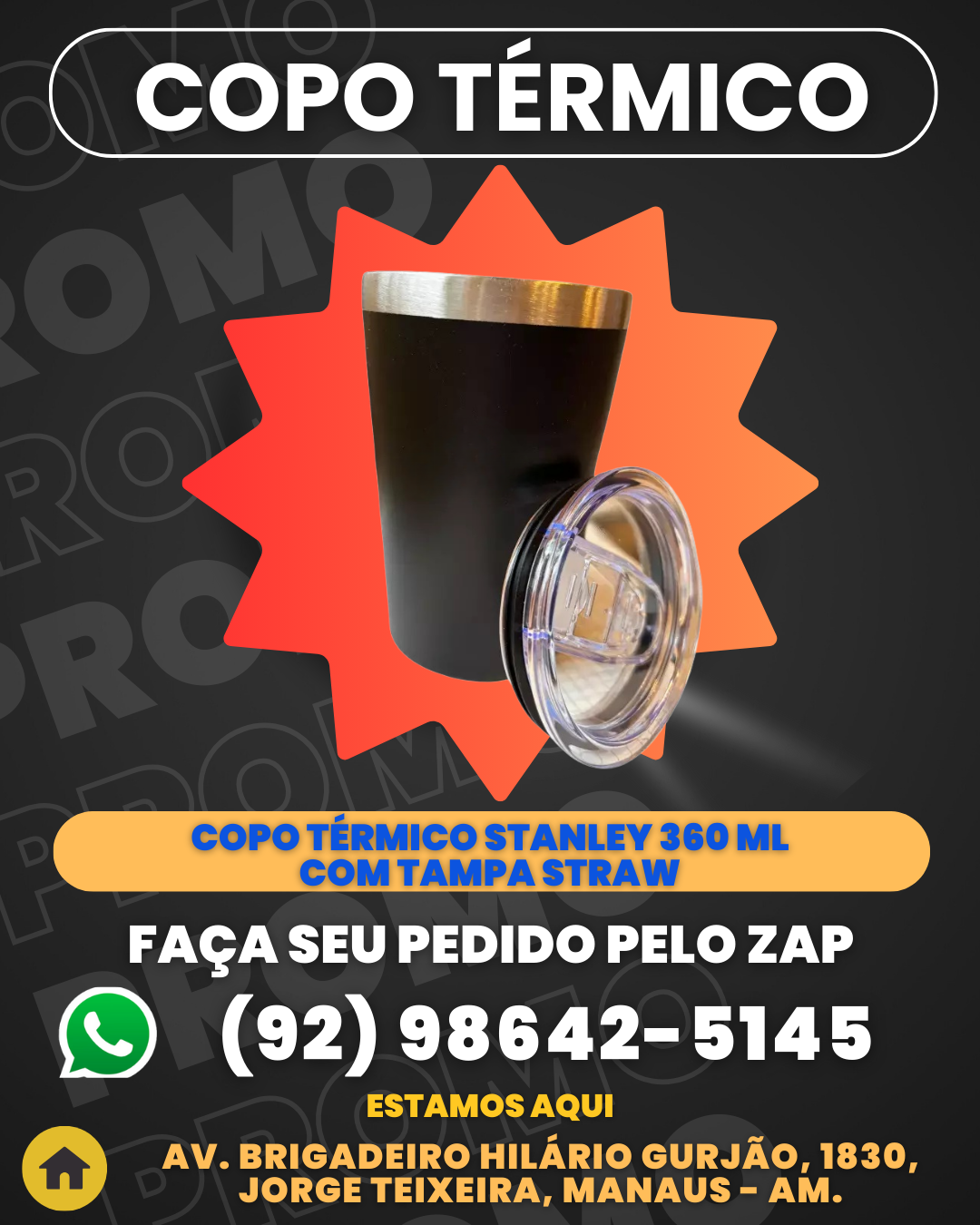 Copo TВrmico com Tampa