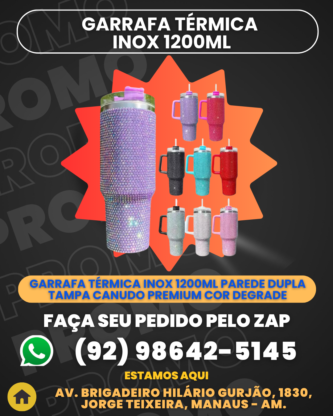 Garrafa TВrmica  Inox 1200ml