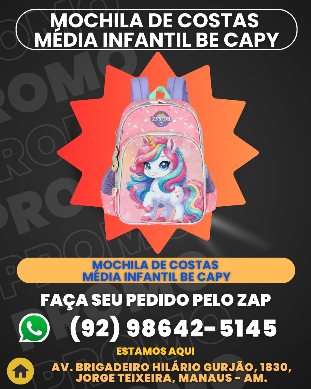 Mochila de Costas MВdia Infantil Be Capy