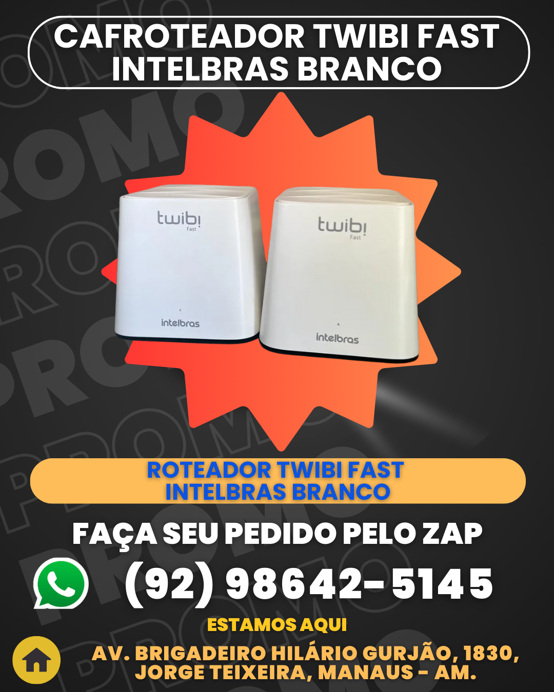 Roteador Twibi Fast Intelbras Branco