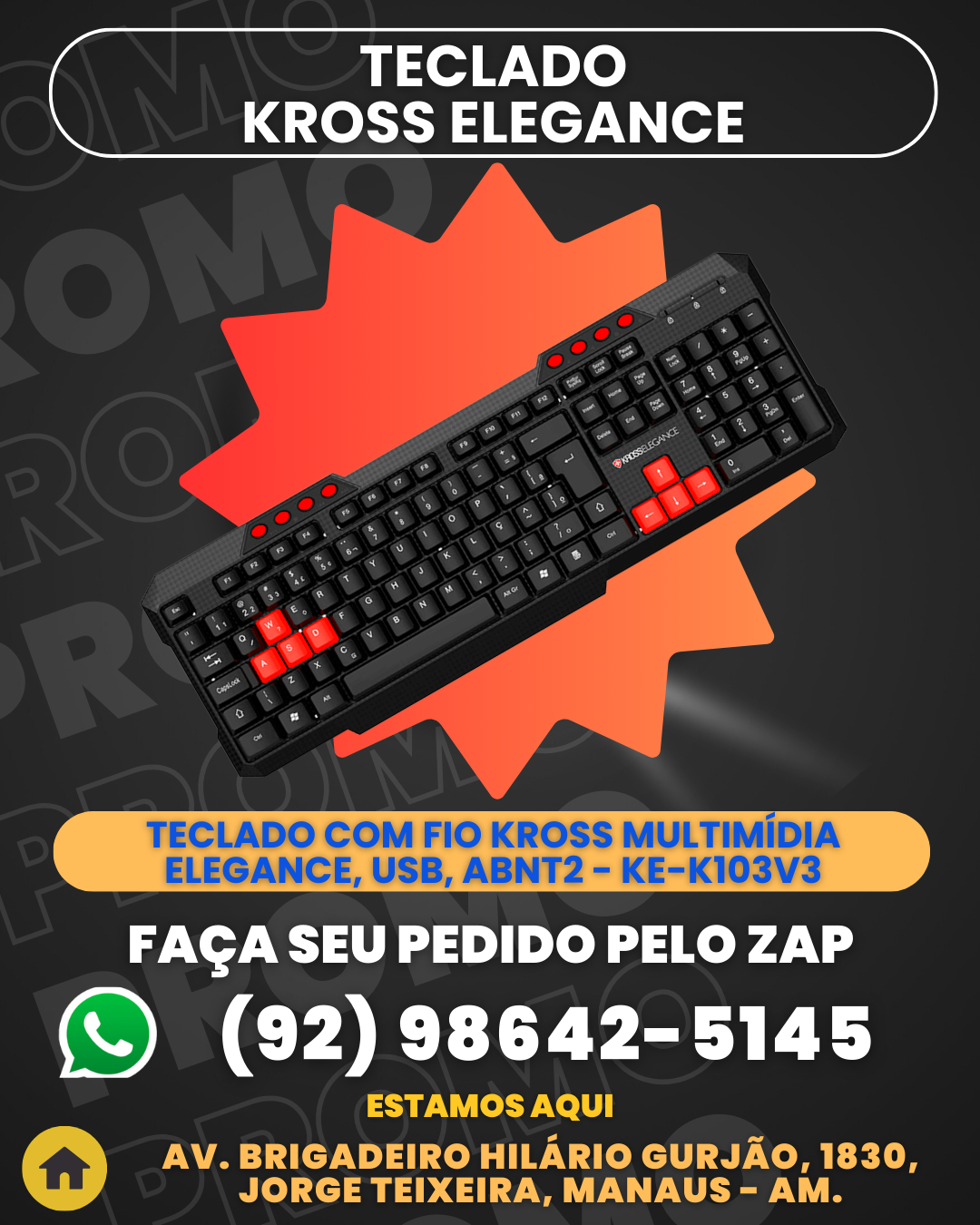 Teclado Multimбdia Kross Elegance USB Fun