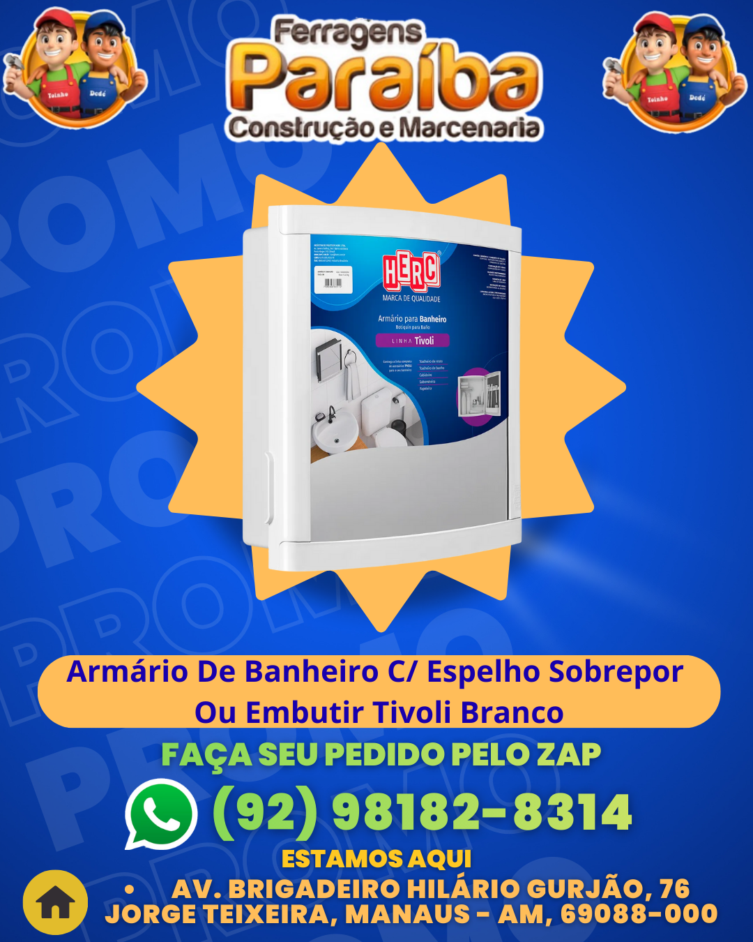 Armаrio De Banheiro C Espelho Sobrepor Ou Embutir Tivoli Branco 1 1