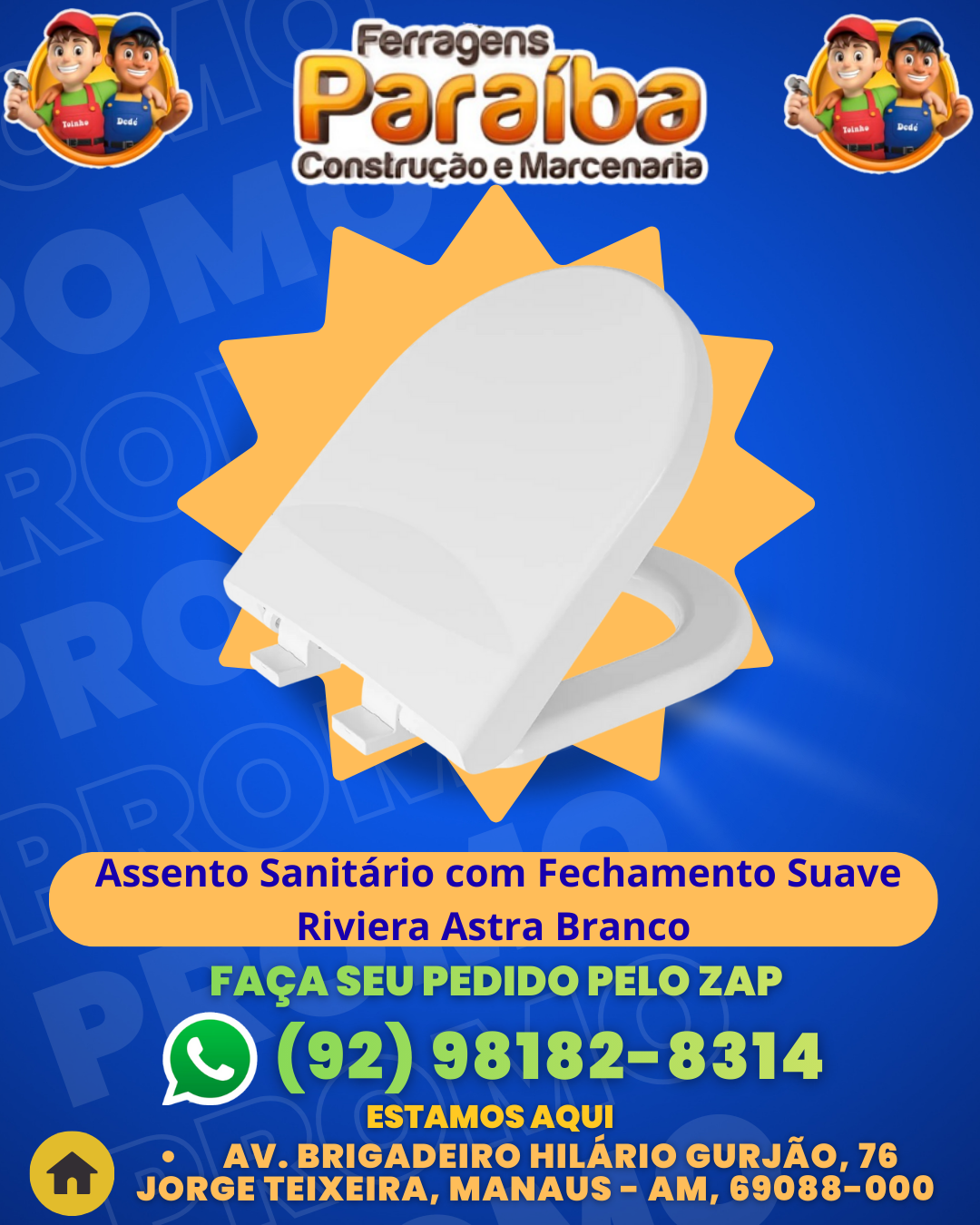 Assento Sanitаrio com Fechamento Suave Riviera Astra Branco 1 1