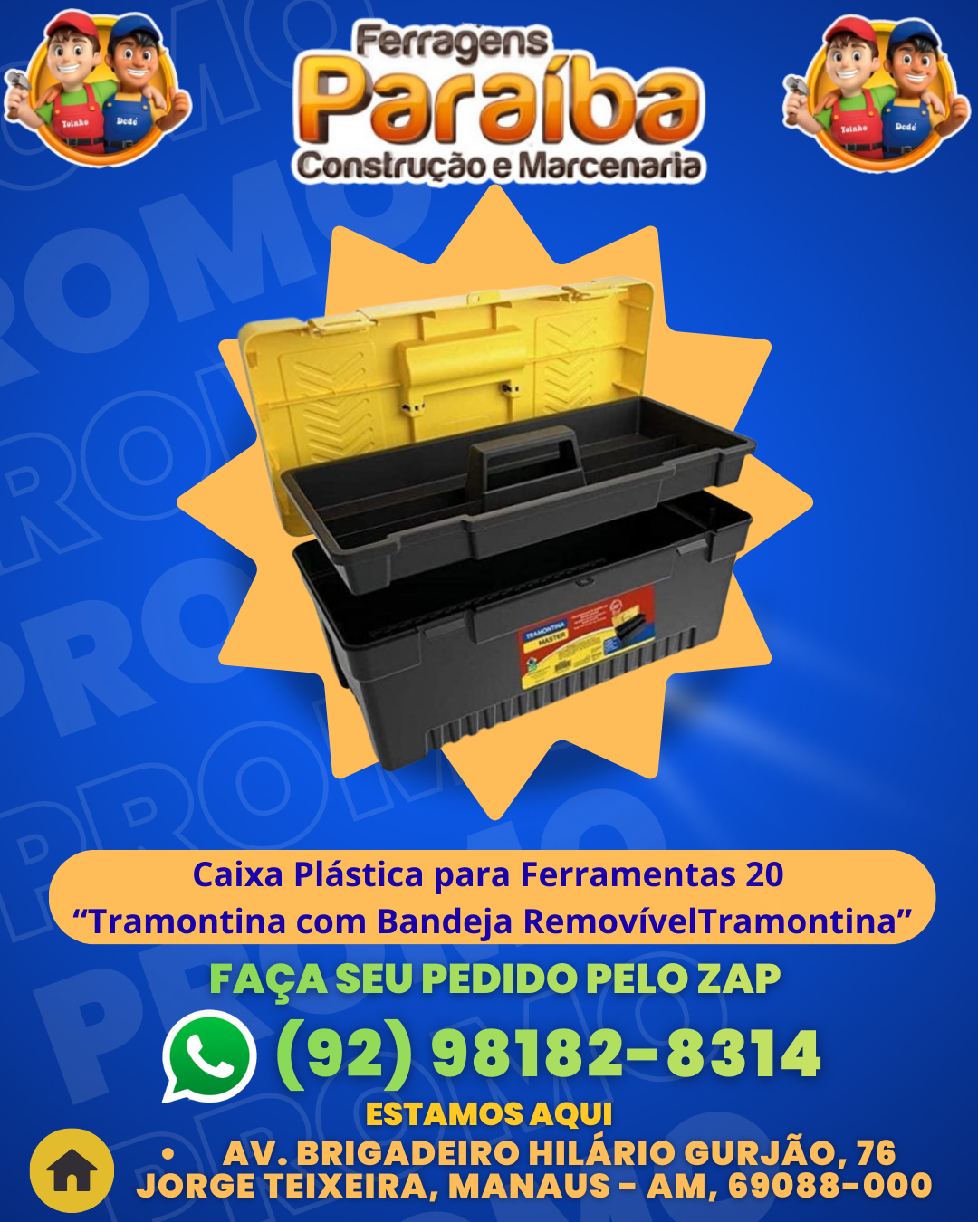 Caixa Plаstica para Ferramentas 20 1 1