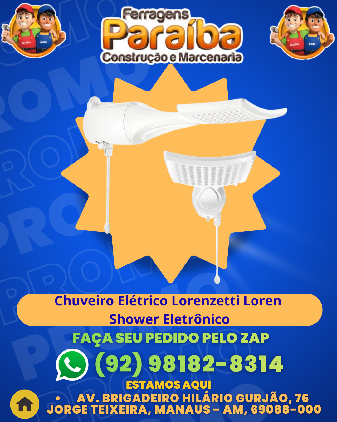 Chuveiro ElВtrico Lorenzetti Loren Shower EletrУnico 1 1