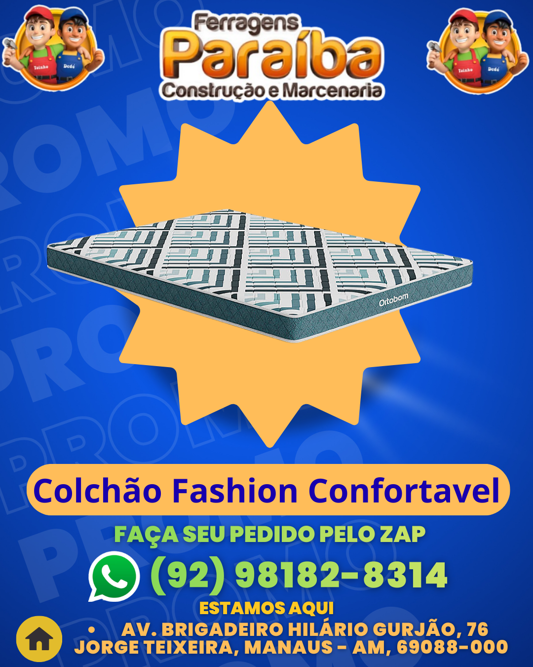 Colch╞o Fashion Confortavel 1 1