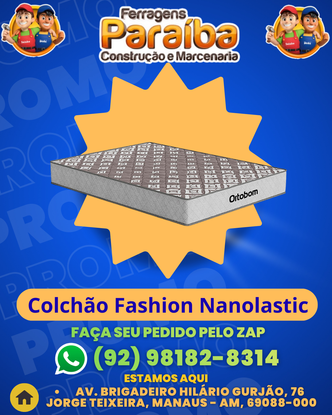 Colch╞o Fashion Nanolastic 1 1