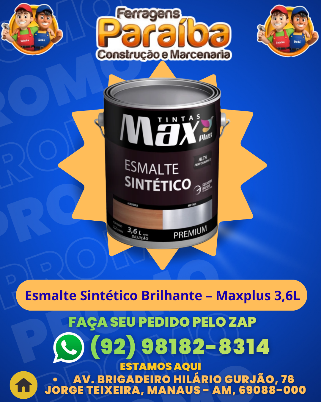 Esmalte Sint├йtico Brilhante тАУ Maxplus 3,6L 1 1