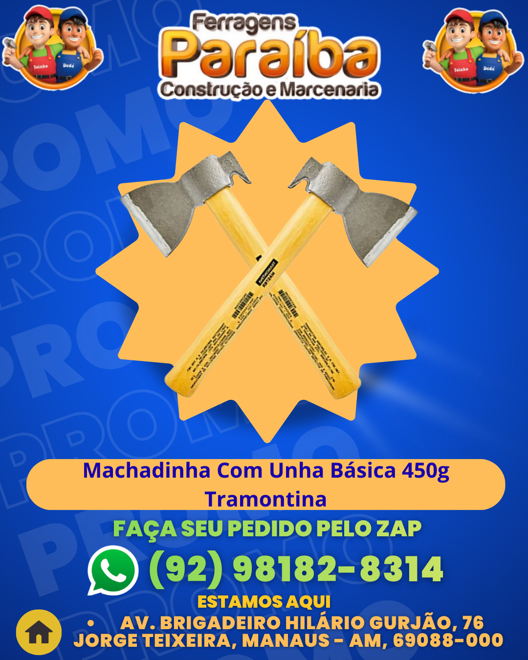 Machadinha Com Unha Bаsica 450g Tramontina 1 1