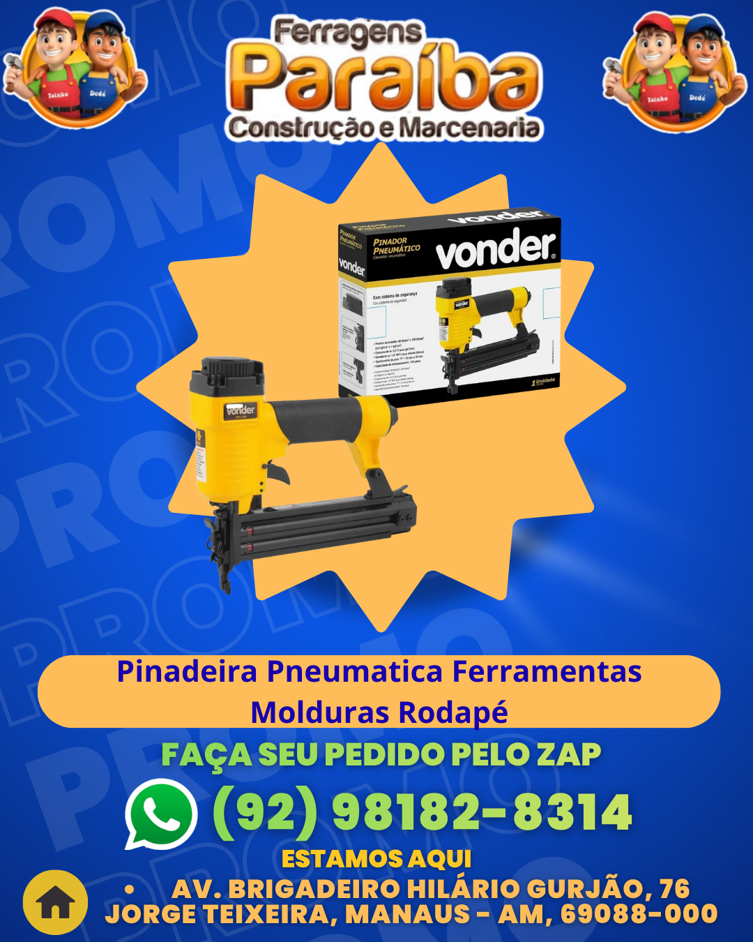 Pinadeira Pneumatica Ferramentas Molduras RodapВ 1 1