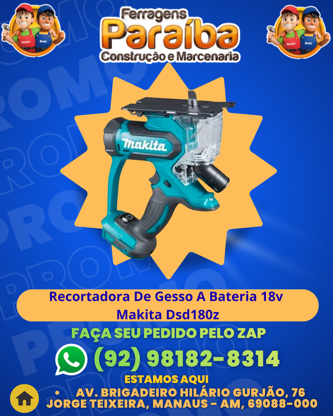 Recortadora De Gesso A Bateria 18v Makita Dsd180z 2 1