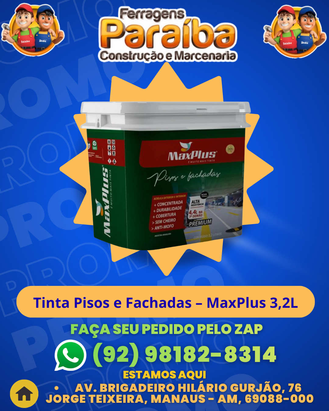 Tinta Pisos e Fachadas тАУ MaxPlus 3,2L 1 1