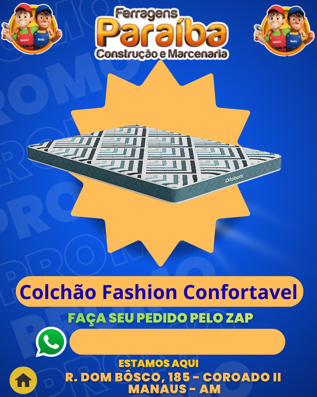 Colch╞o Fashion Confortavel 1