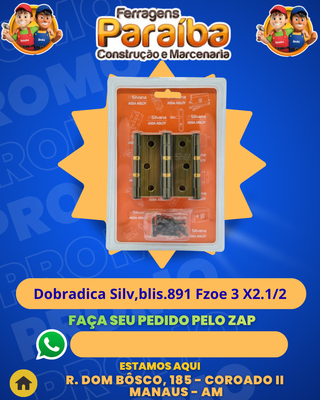 Dobradica Silv,blis.891 Fzoe 3 X2.12 1