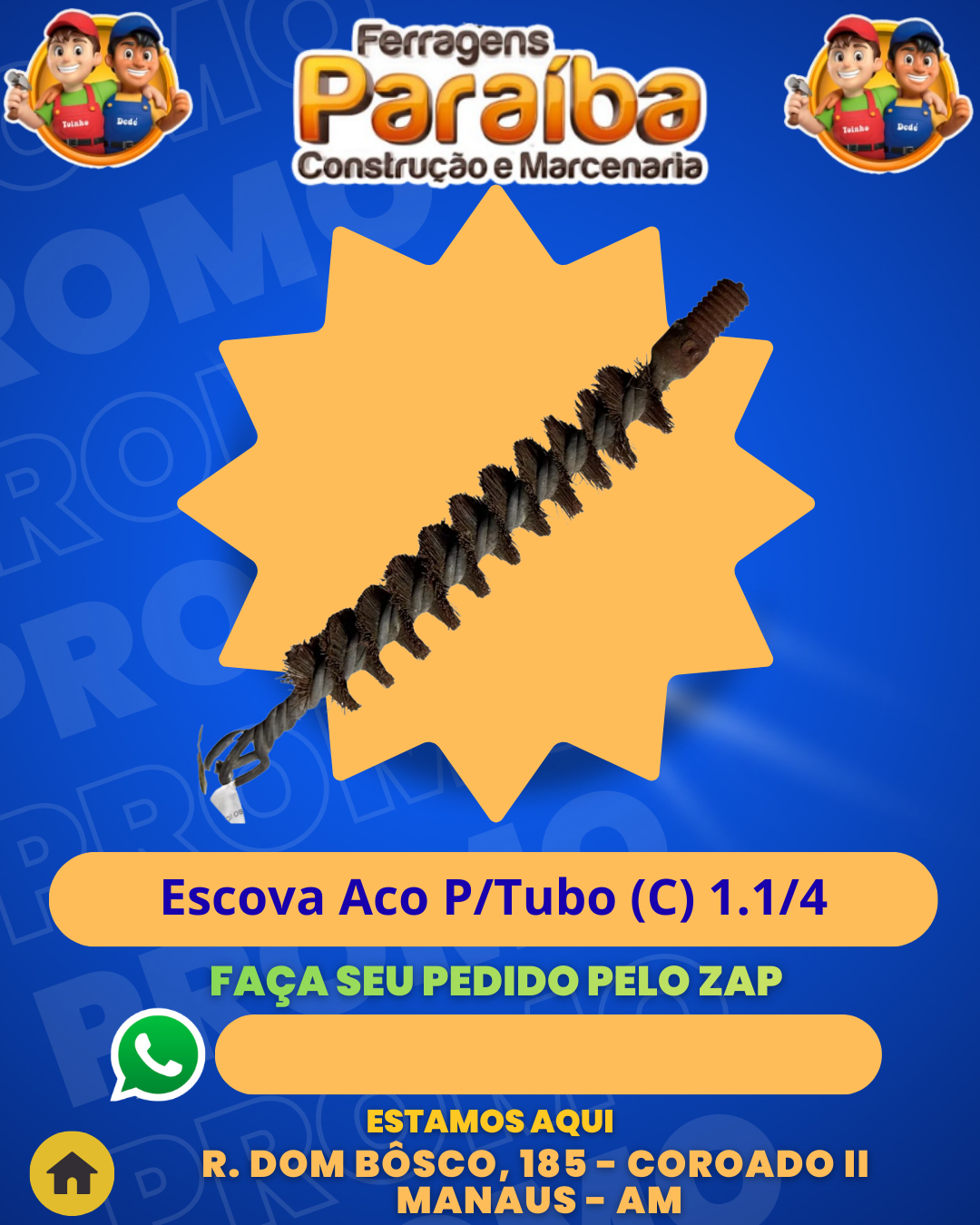 Escova Aco PTubo (C) 1.14 1