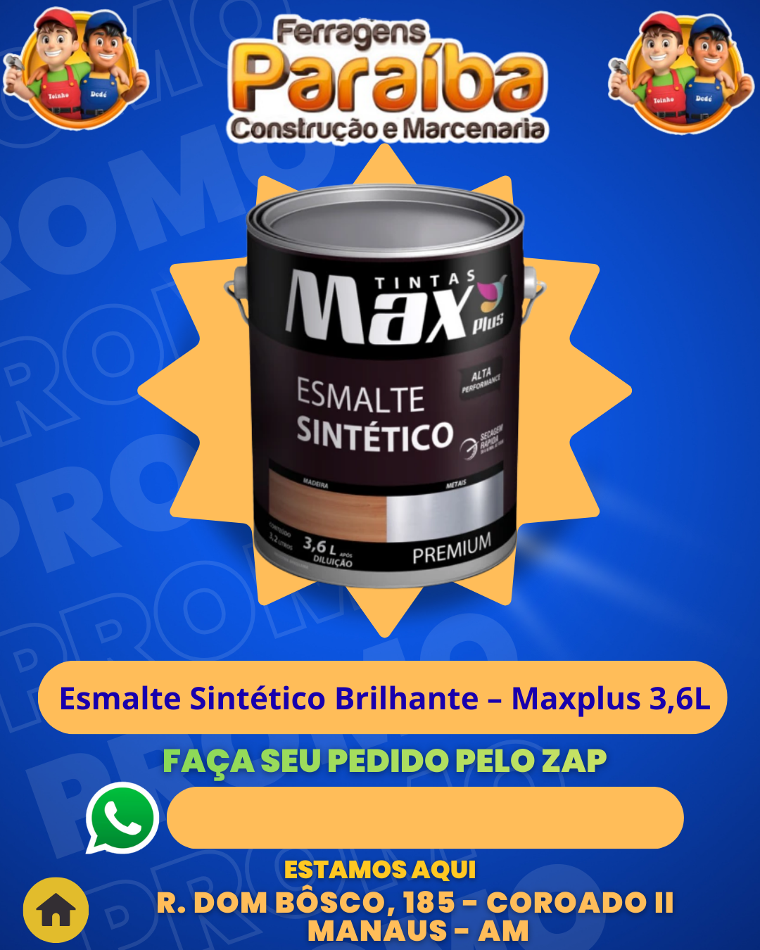 Esmalte Sint├йtico Brilhante тАУ Maxplus 3,6L 1