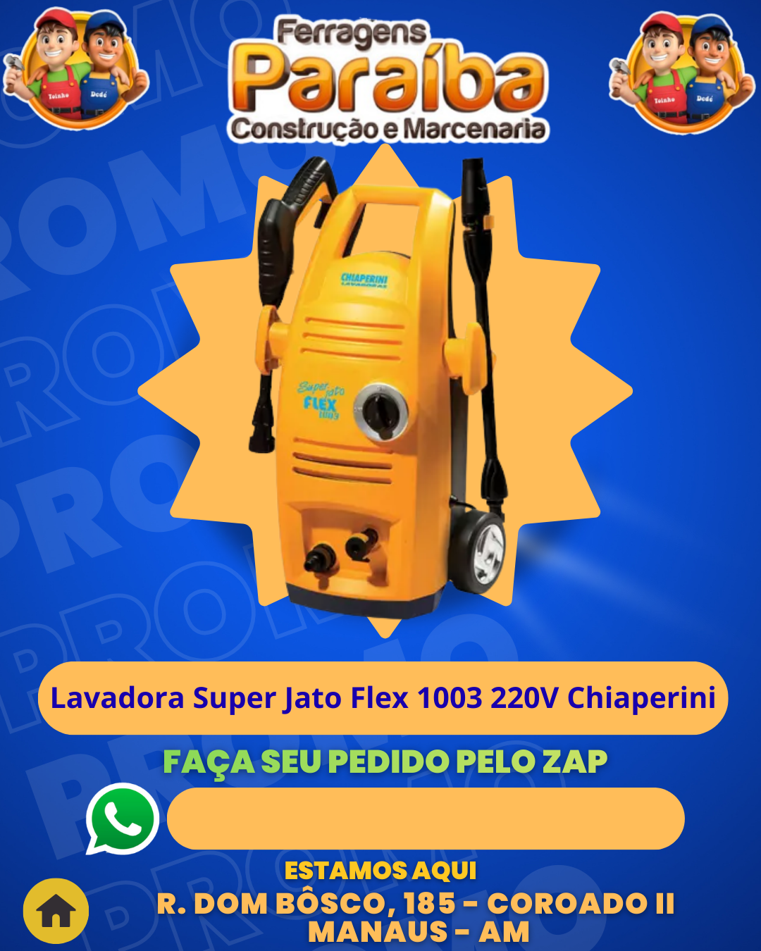 Lavadora Super Jato Flex 1003 220V Chiaperini 1
