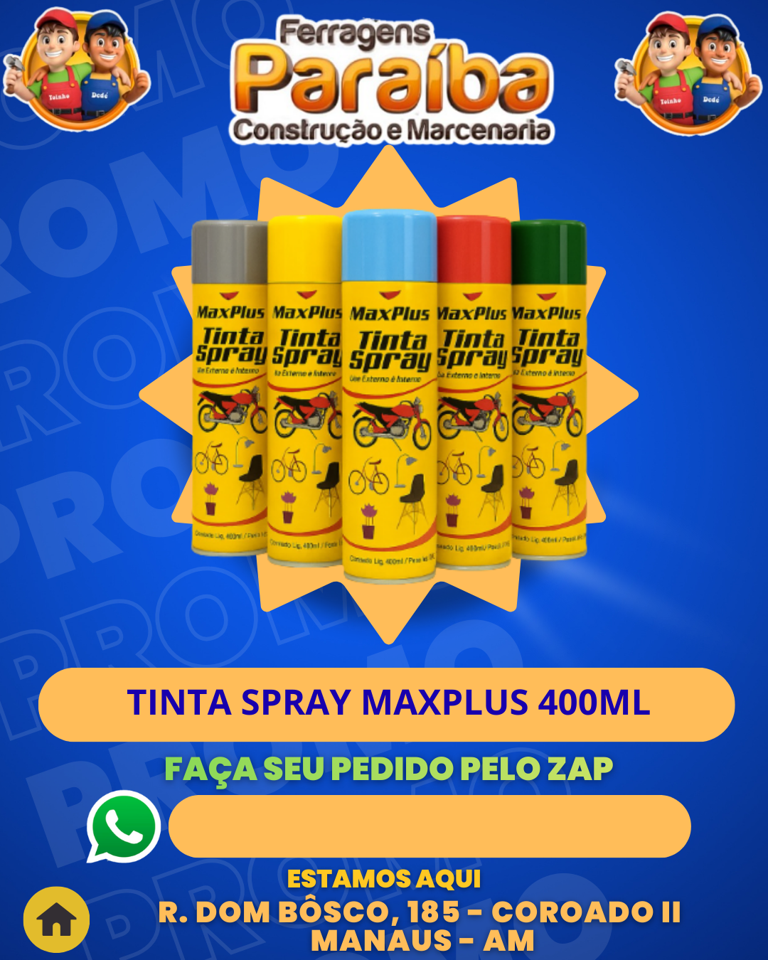 TINTA SPRAY MAXPLUS 400ML 1