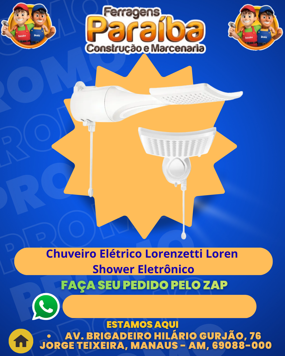 Chuveiro ElВtrico Lorenzetti Loren Shower EletrУnico 1