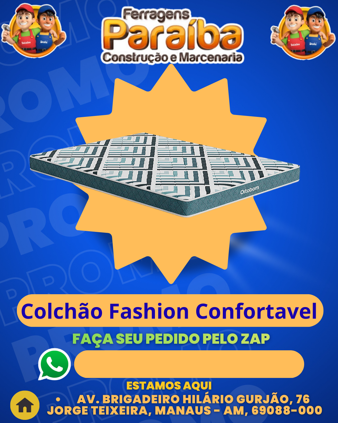 Colch╞o Fashion Confortavel 1