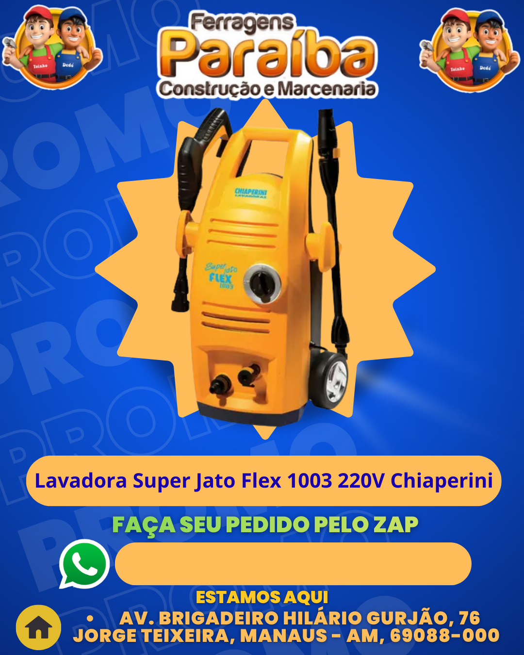 Lavadora Super Jato Flex 1003 220V Chiaperini 1