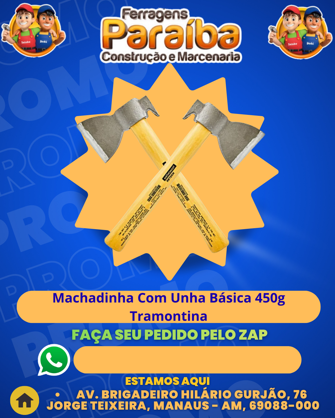 Machadinha Com Unha Bаsica 450g Tramontina 1